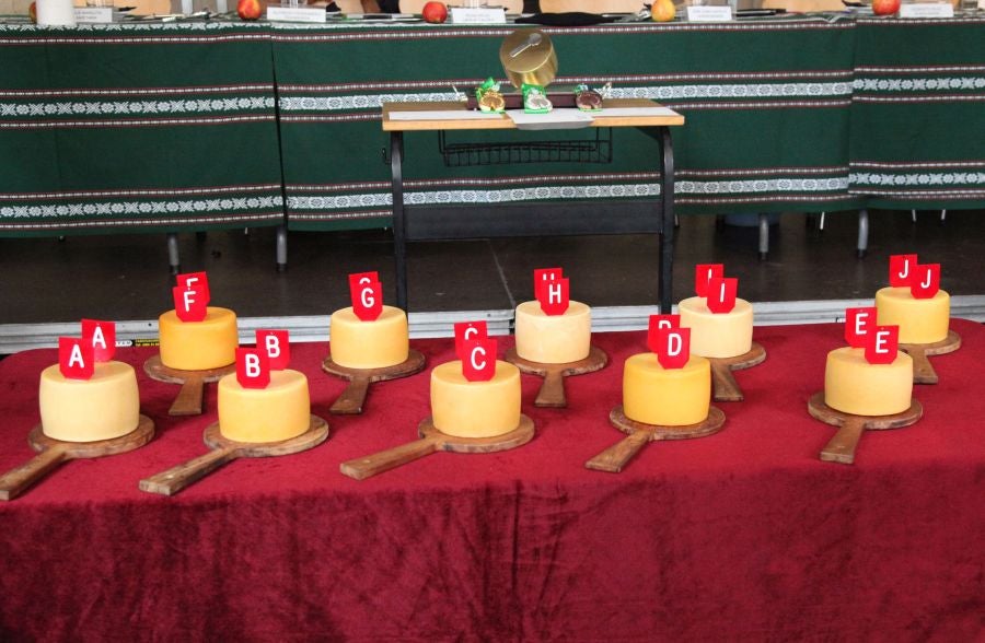 Uno de los dos quesos presentados por Jon Etxebarria y su esposa Puy Arrieta se ha proclamado ganador de la edición número 30 del certamen Campeón de Ordizia-Ordizia Txapeldun.