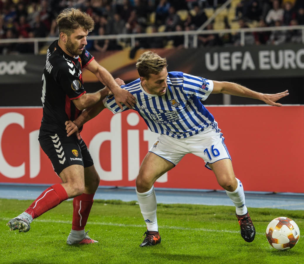Vardar - Real Sociedad, en imágenes