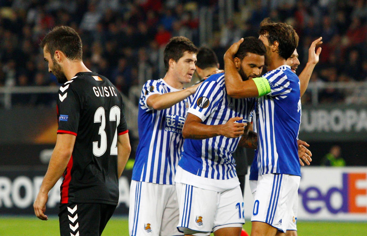 Vardar - Real Sociedad, en imágenes