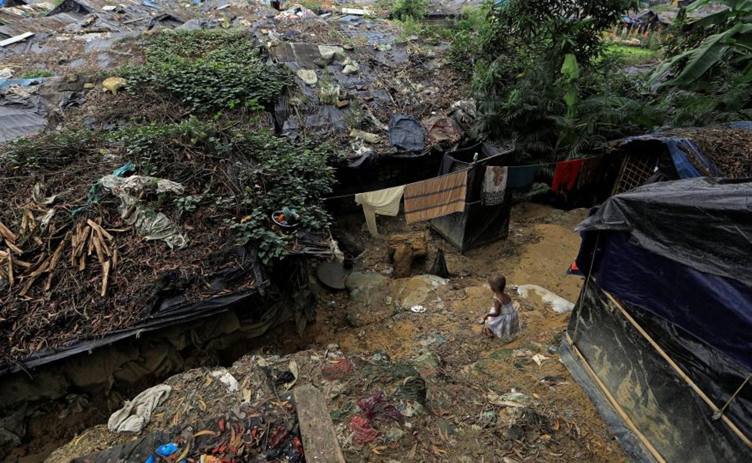 Casi medio millón de personas de esta etnia musulmana han huido de Birmania a Bangladesh. Escapan de la violencia y la represión a la que les someten las fuerzas del estado birmano, a raíz de un ataque perpetrado por un grupo insurgente el 25 de agosto. Tras cruzar la frontera, se alojan en campos de refugiados; más de 600.000 son niños