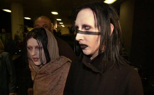Twiggy Ramirez y Marilyn Manson.