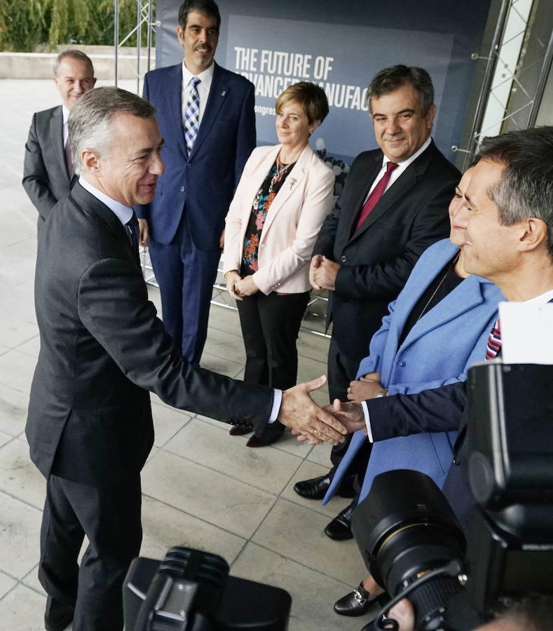 El lehendakari ha inaugurado este miércoles en el parque tecnológico de Miramón el XXI Congreso de Fabricación Avanzada y Máquina Herramienta, el evento de referencia para el sector en el ámbito estatal. 