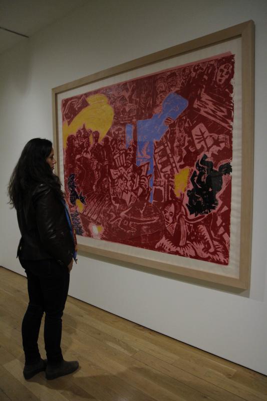 La muestra, titulada 'Más allá del negro', exhibe 59 obras de su amplio fondo firmadas por autores como Cézanne, Miró, Francis Bacon, Gordillo, Eduardo Arroyo, David Hockney y Cristina Iglesias, entre otros