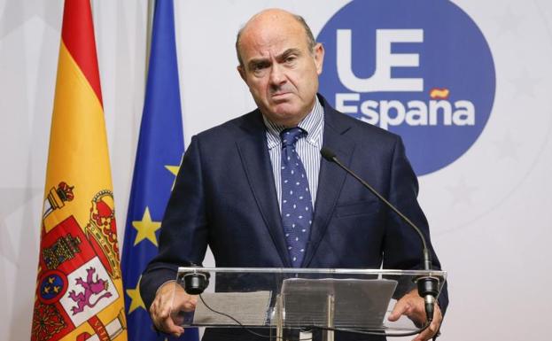 El ministro de Economía español, Luis de Guindos. 