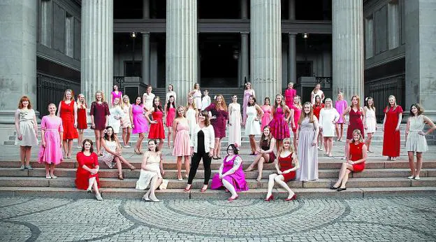 El coro noruego que actuará mañana, sábado, está catalogado como el mejor coro femenino del mundo.
