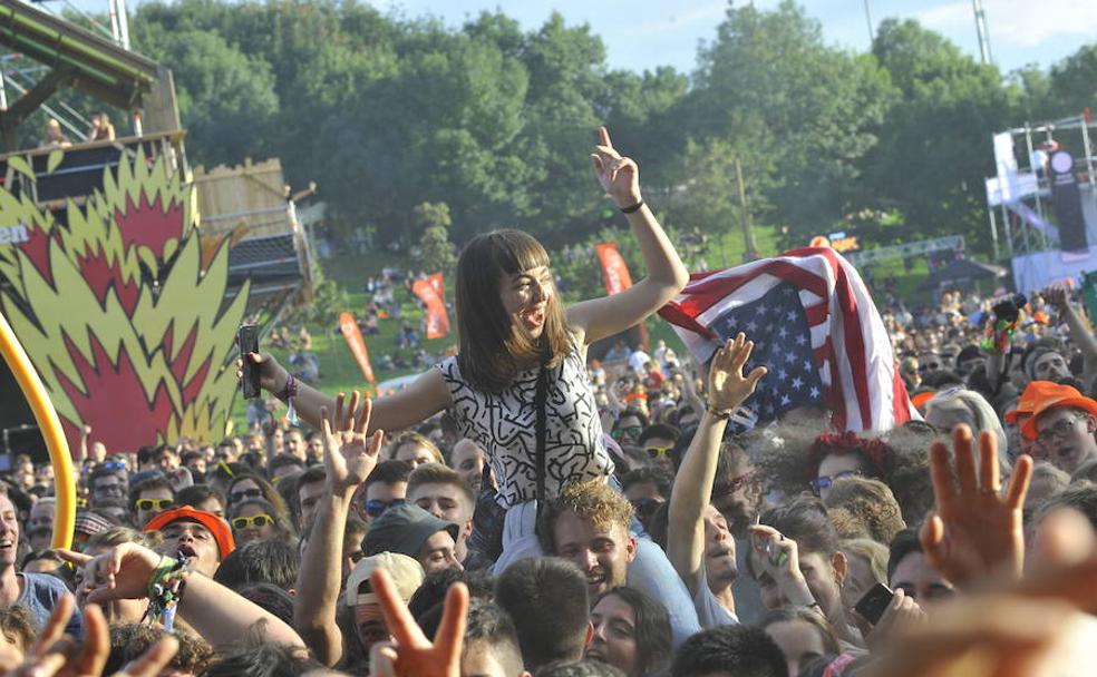 El público disfruta durante la última edición del BBK Live.