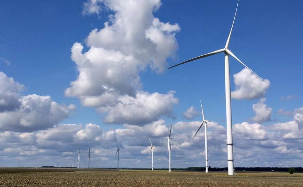 El sistema ideado por Maxwind detecta fallos en la orientación de las palas de los aerogeneradores.