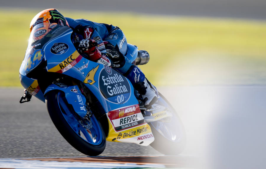 El piloto español de Moto3 Arón Canet.