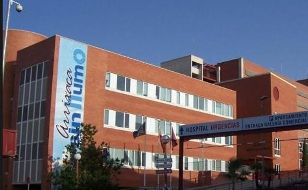 Acceso a Urgencias del Hospital Virgen de la Arrixaca de Murcia