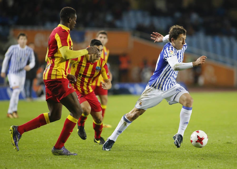 Real Sociedad-Lleida en imágenes