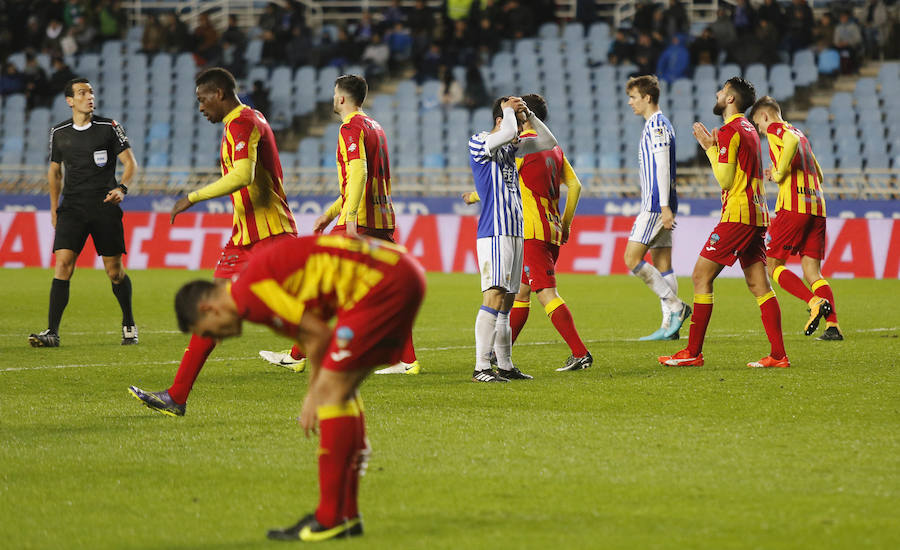 Real Sociedad-Lleida en imágenes