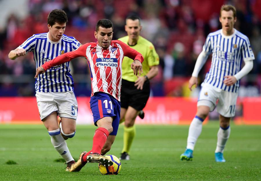 Las mejores imágenes del estreno de la Real Sociedad en el Wanda Metropolitano ante el Atlético de Madrid