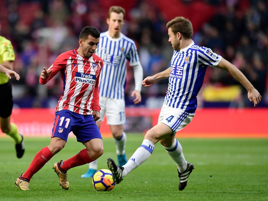 Las mejores imágenes del estreno de la Real Sociedad en el Wanda Metropolitano ante el Atlético de Madrid