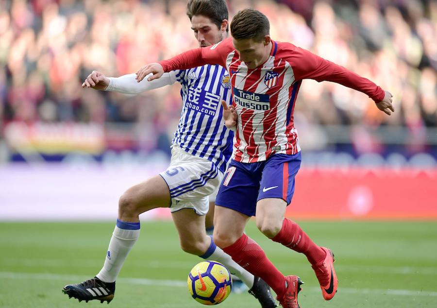 Las mejores imágenes del estreno de la Real Sociedad en el Wanda Metropolitano ante el Atlético de Madrid