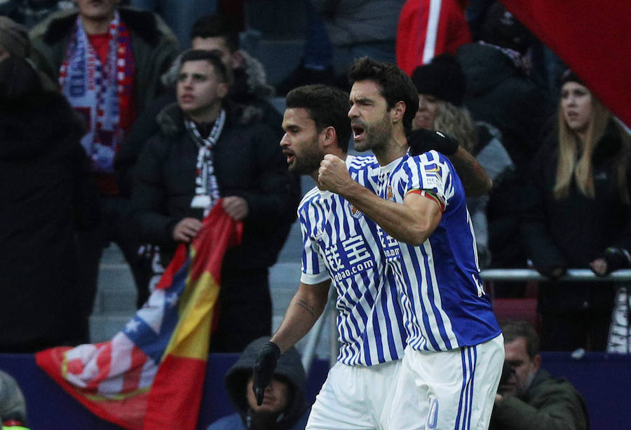 Las mejores imágenes del estreno de la Real Sociedad en el Wanda Metropolitano ante el Atlético de Madrid