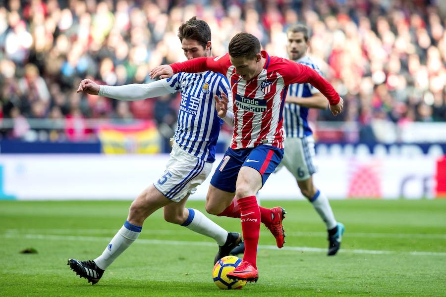 Las mejores imágenes del estreno de la Real Sociedad en el Wanda Metropolitano ante el Atlético de Madrid