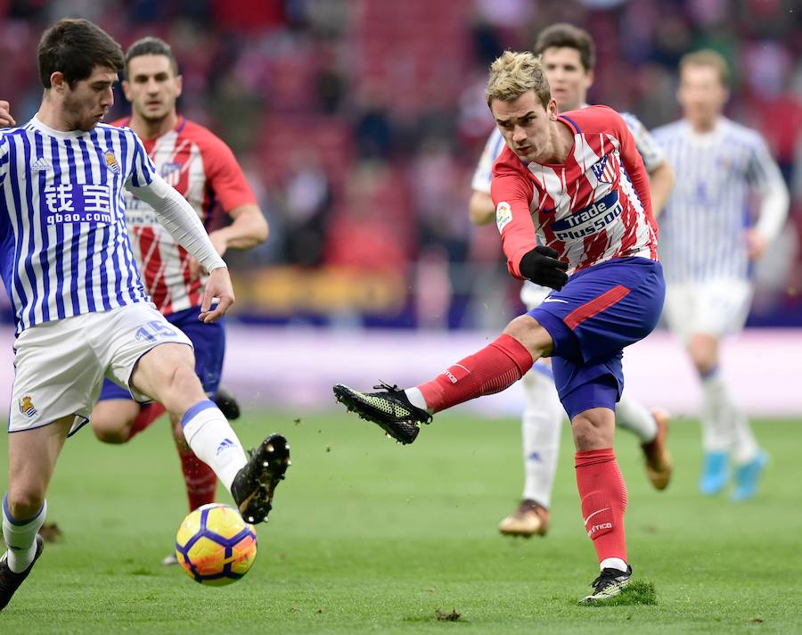 Las mejores imágenes del estreno de la Real Sociedad en el Wanda Metropolitano ante el Atlético de Madrid