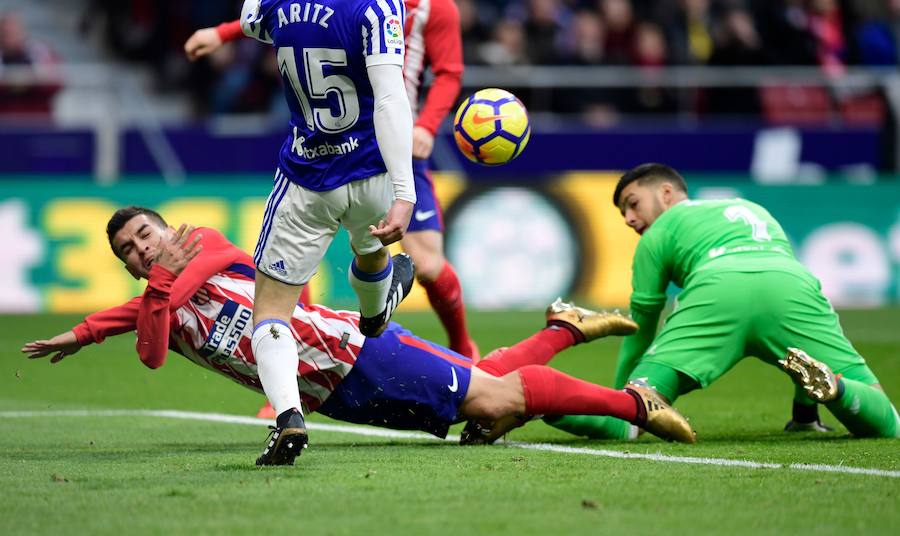 Las mejores imágenes del estreno de la Real Sociedad en el Wanda Metropolitano ante el Atlético de Madrid