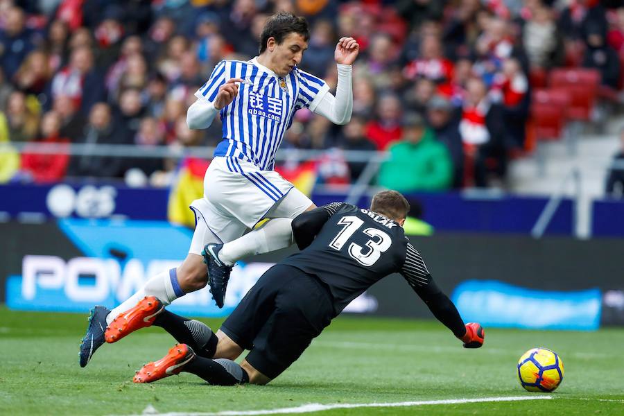 Las mejores imágenes del estreno de la Real Sociedad en el Wanda Metropolitano ante el Atlético de Madrid