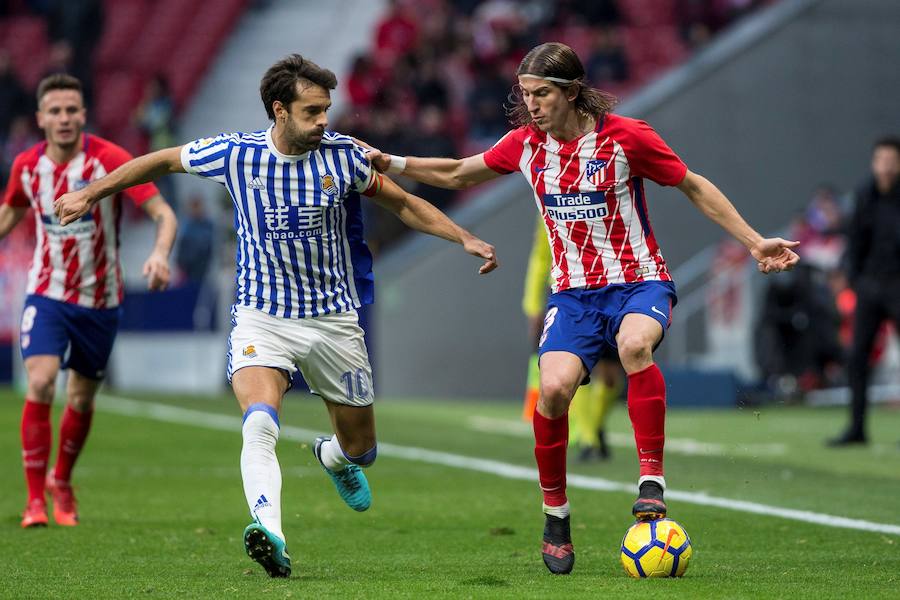 Las mejores imágenes del estreno de la Real Sociedad en el Wanda Metropolitano ante el Atlético de Madrid