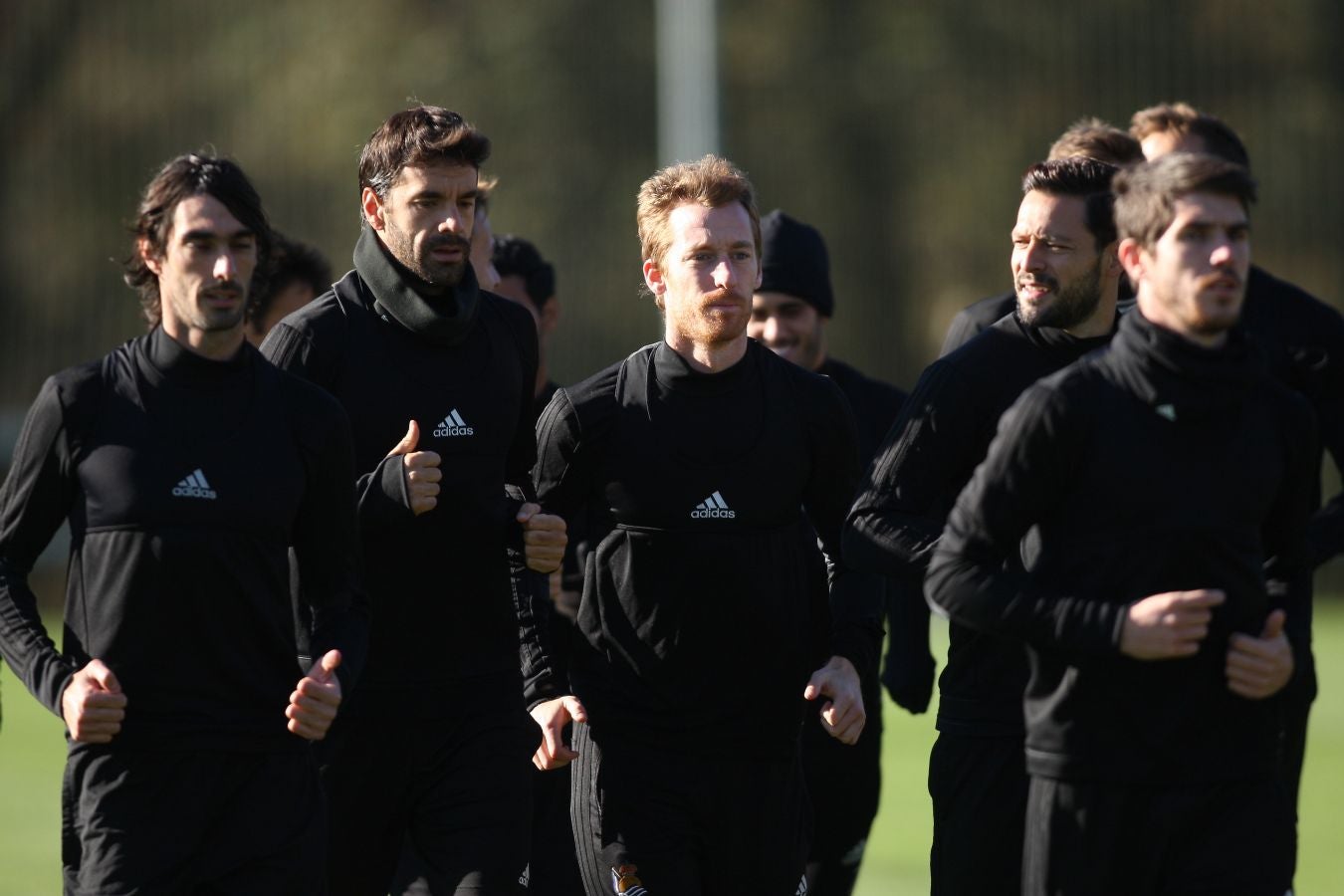 La Real Sociedad ha realizado este miércoles el último entrenamiento antes del partido del jueves ante el Zenit de San Petersburgo.