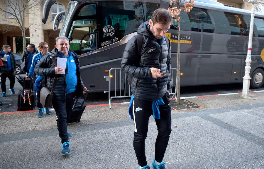 El Zenit entrena en Anoeta