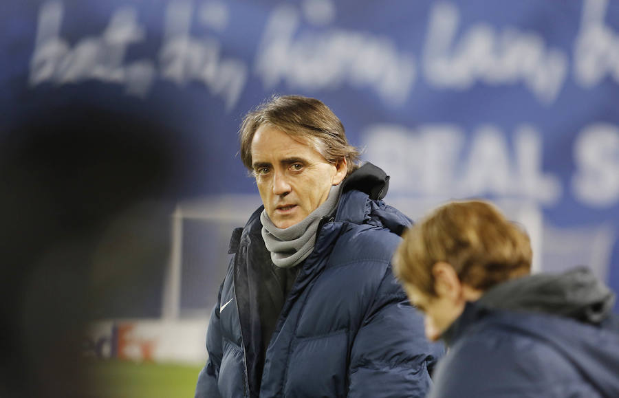 El Zenit entrena en Anoeta