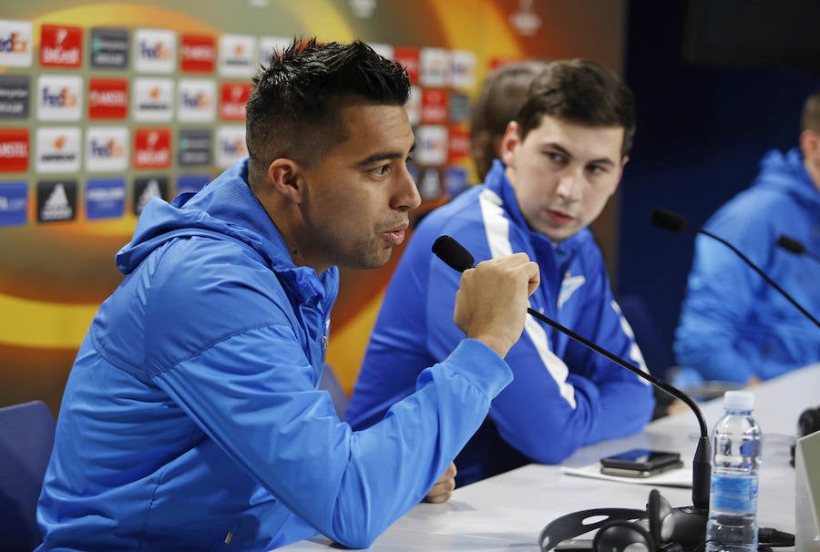 El Zenit entrena en Anoeta