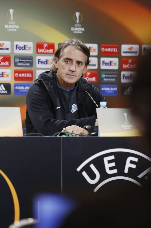 El Zenit entrena en Anoeta