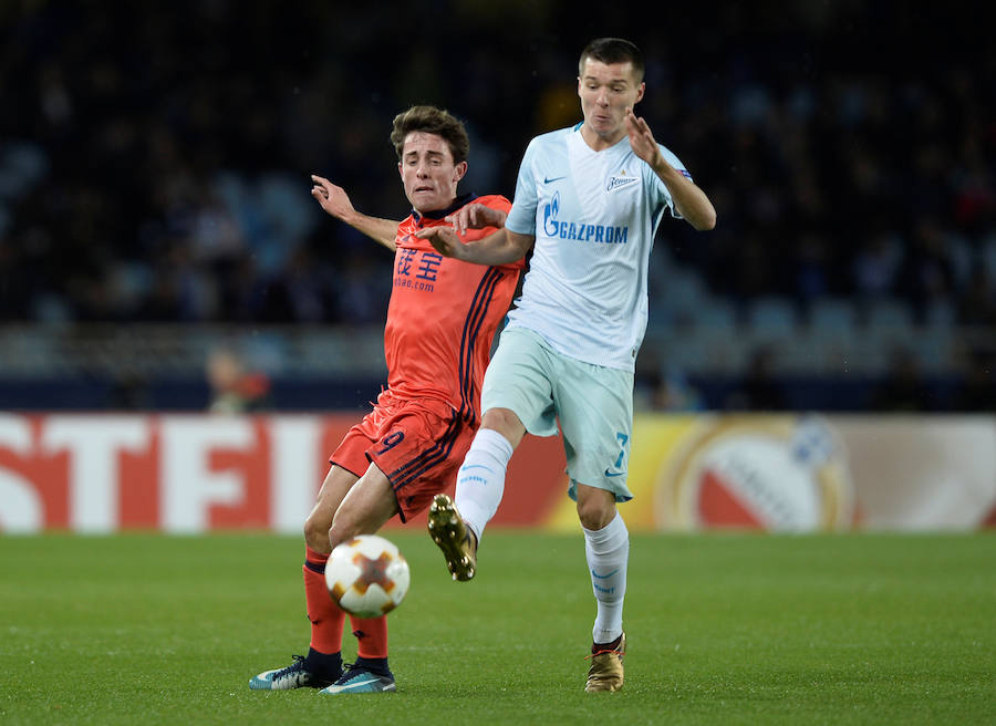 Las mejores imágenes del encuentro de Europa League entre la Real Sociedad y el Zenit en Anoeta