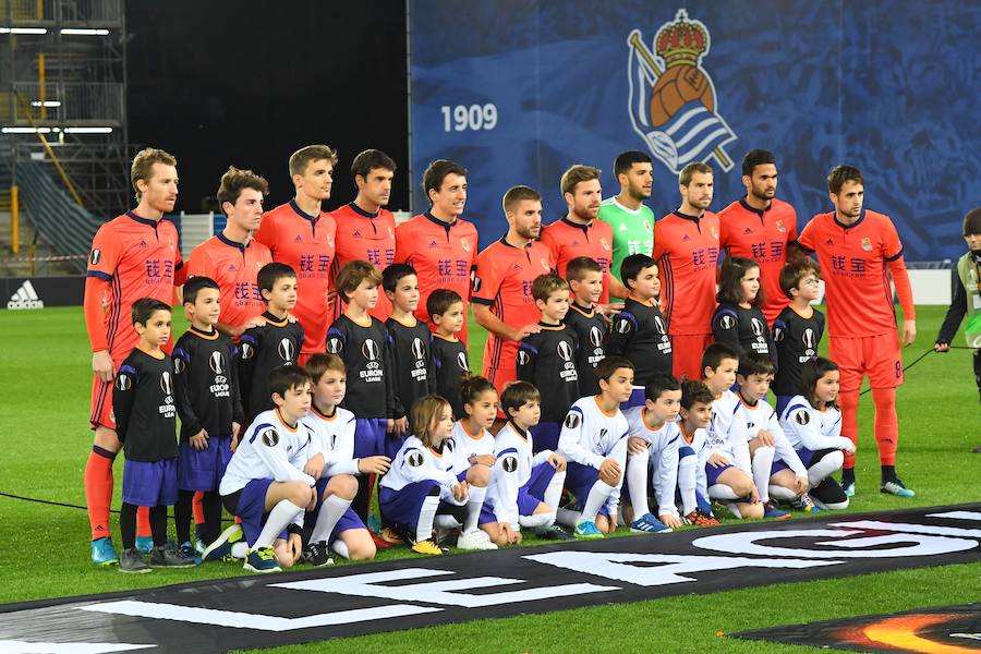 Las mejores imágenes del encuentro de Europa League entre la Real Sociedad y el Zenit en Anoeta