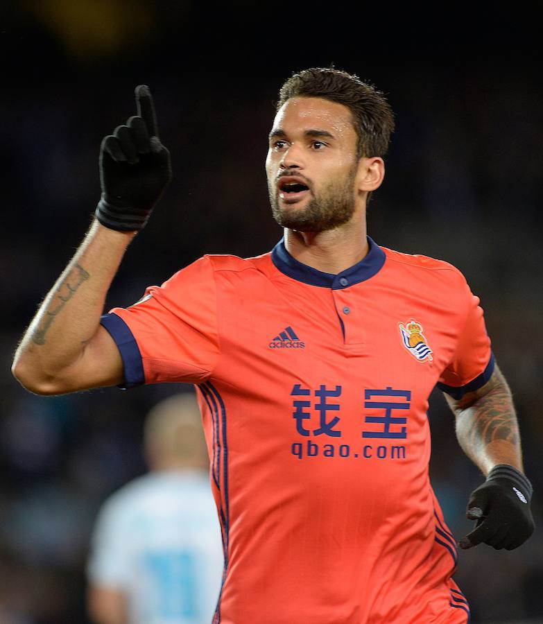 Las mejores imágenes del encuentro de Europa League entre la Real Sociedad y el Zenit en Anoeta