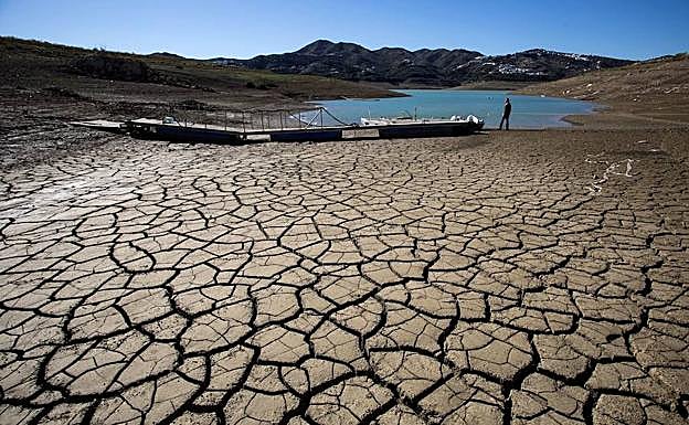 Pantano de La Viñuela (Málaga).
