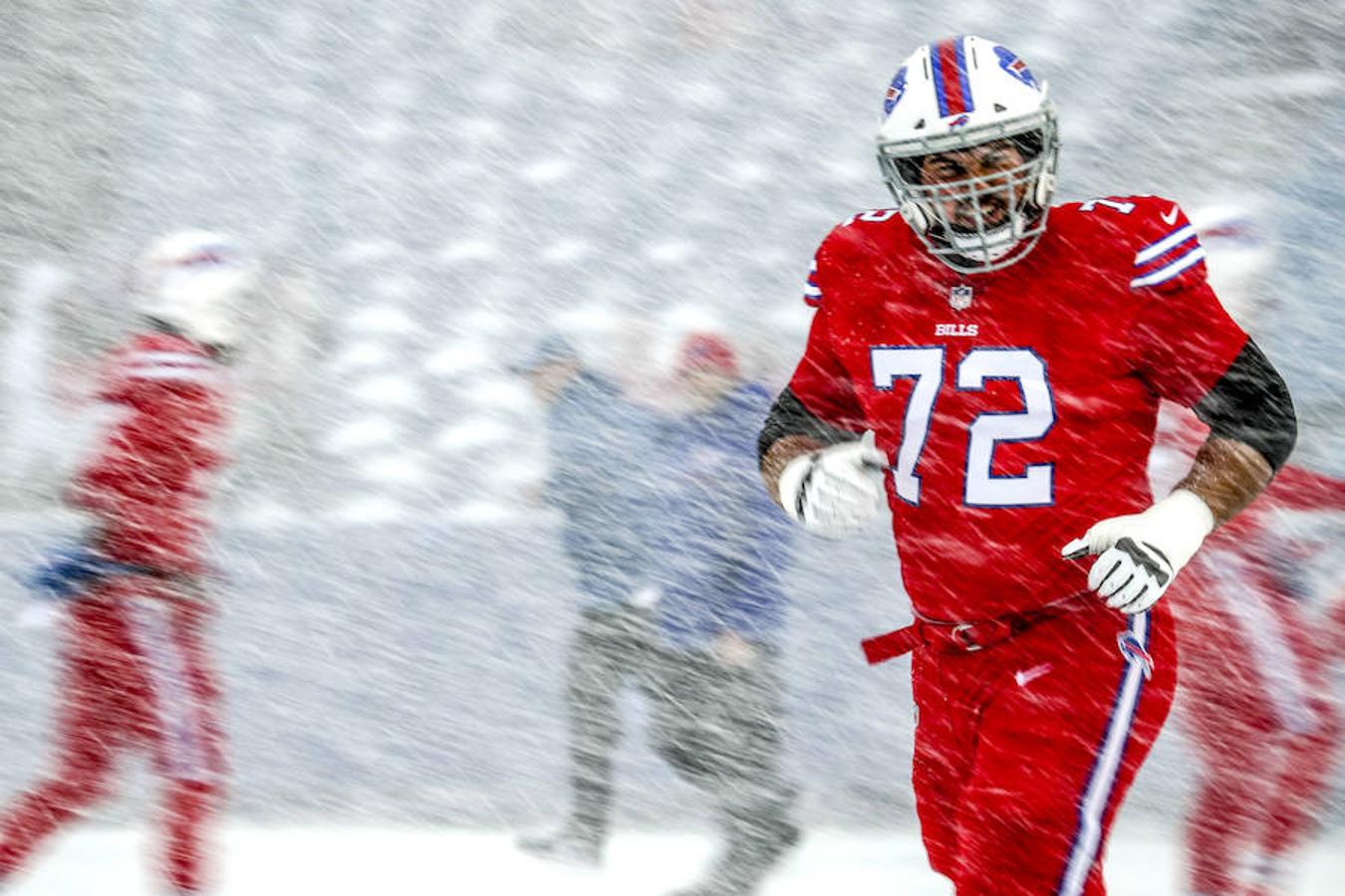 Una tormenta helada sorprendió a los Indianapolis Colts y los Buffalo Bills en pleno partido en Ochard Park
