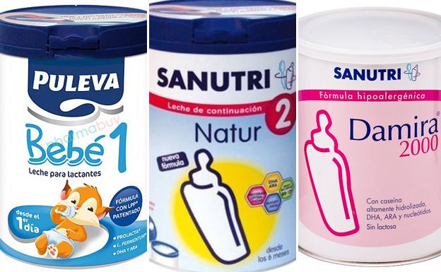Retiran del mercado 28 lotes de leche infantil de Puleva, Sanutri y Damira tras detectar salmonella en Francia