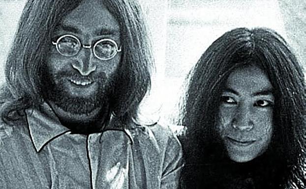Lennon y Ono, en 1969. 