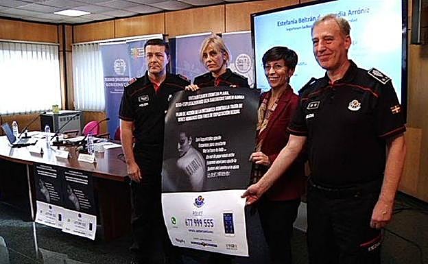 La consejera de Seguridad, Estefanía Beltrán de Heredia, ha presentado el plan de acción contra la trata de seres humanos con fines de explotación sexual.