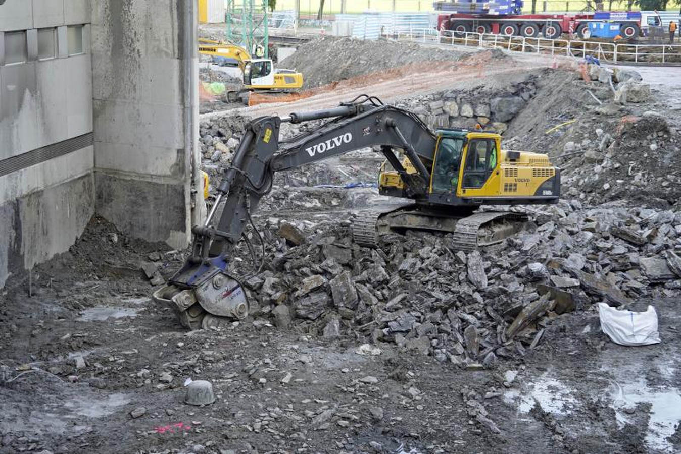 Las obras de Anoeta, a buen ritmo