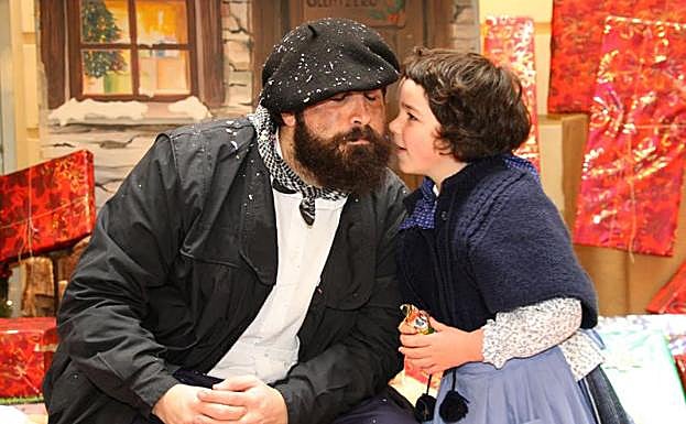 Imagen. Olentzero por las calles de Eibar