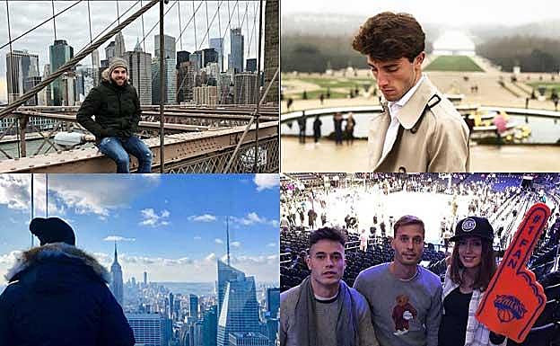 Los jugadores comparten fotografías de sus vacaciones con sus seguidores.