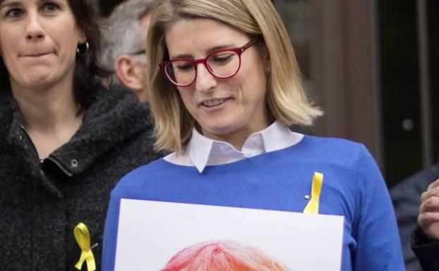 La directora de campaña de Junts per Catalunya, Elsa Artadi,