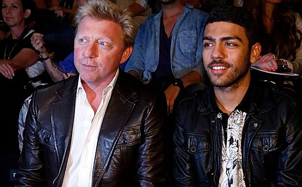 Boris (i) y Noah Becker. 