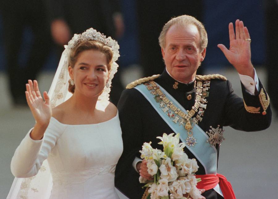 Boda de la Infanta Cristina e Iñaki Urdangarín en 1997.