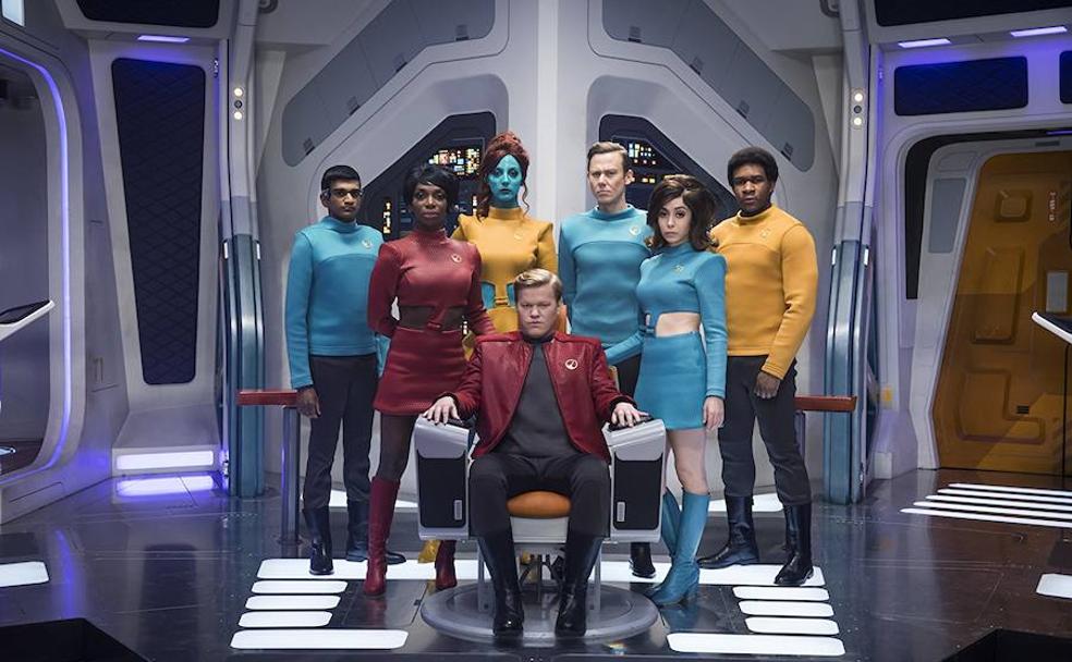 Reparto del capítulo 'Uss Callister' de la cuarta temporada de 'Black Mirror' (2017).