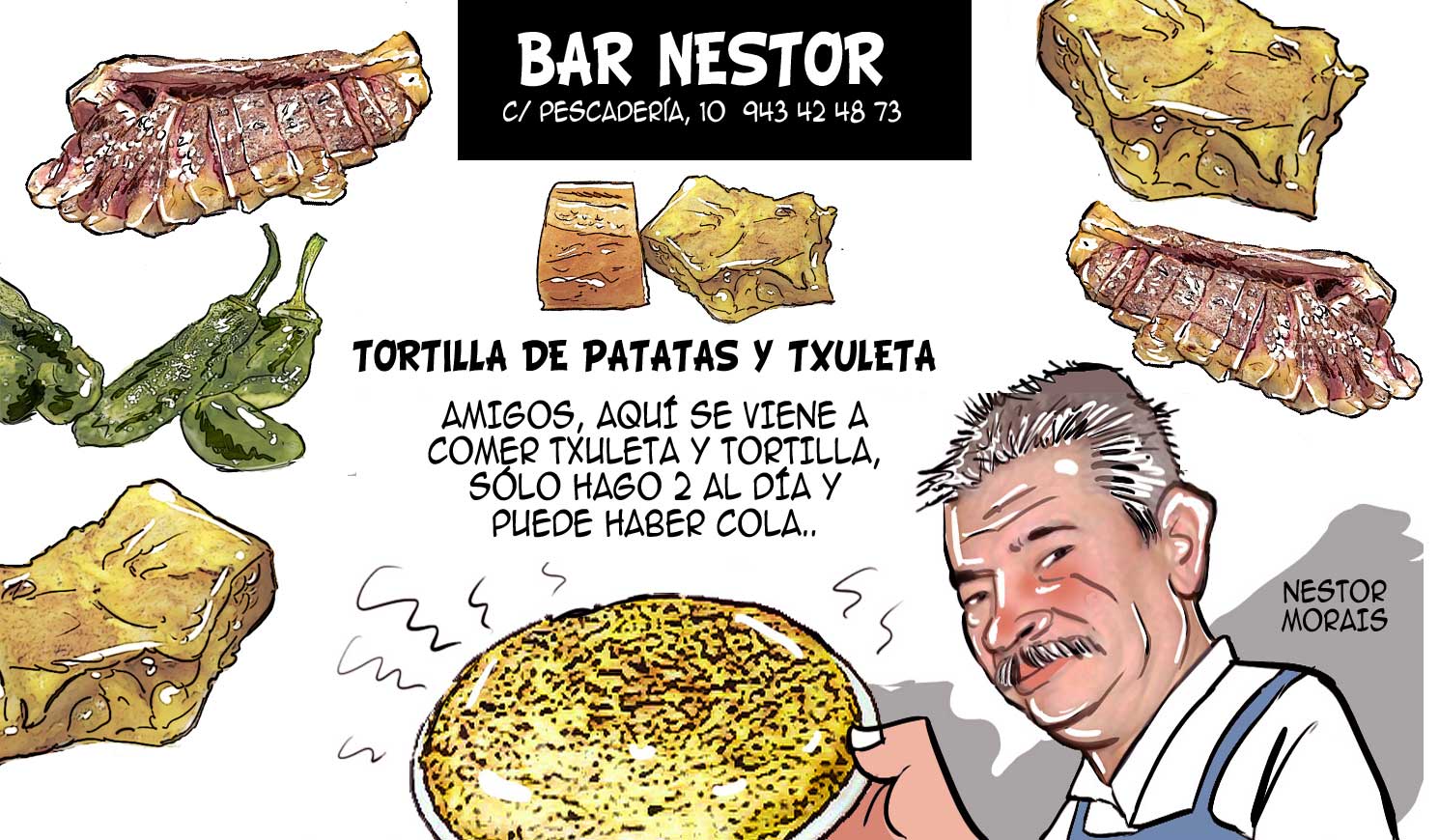 Lo mejor de nuestra gastronomía cada día de la mano de Txispas