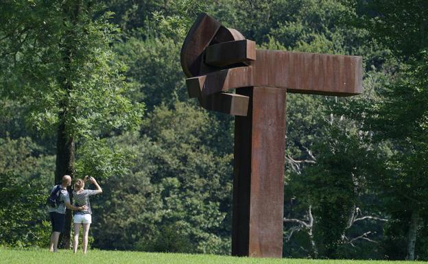 Los visitantes volverán en 2018 a Chillida Leku. 