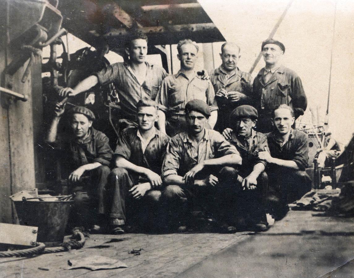 Algunos patrones y pescadores disponian de cámaras en Super 8, a veces compradas en la misma Canadá, con las que recogían detalles de su trabajo. 