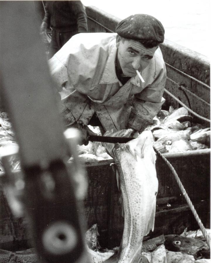 Algunos patrones y pescadores disponian de cámaras en Super 8, a veces compradas en la misma Canadá, con las que recogían detalles de su trabajo. 