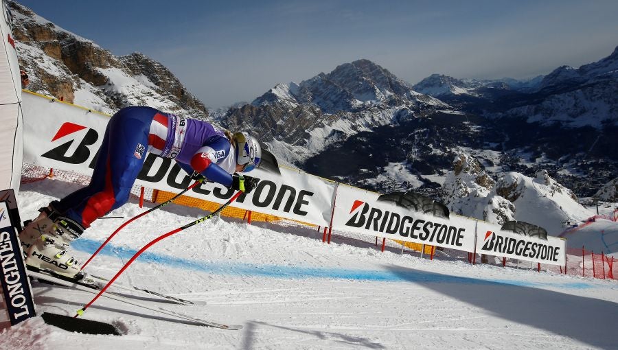 La esquiadora estadounidense entrena estos días en Cortina d'Ampezzo con la mente puesta en la celebración de los próximos Juegos Olímpicos de invierno