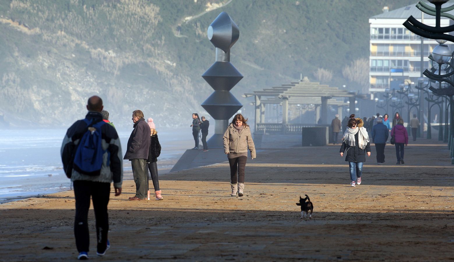 San Sebastián, Zarautz y Zumaia son las localidades en las más se han hecho visibles las consecuencias del temporal